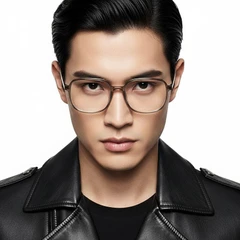 bs0218-0275_brown_rectangular_titanium_glasses_model