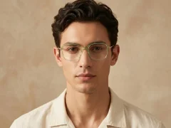 BS0218-0276_Green_Rectangular_Titanium_Glasses_corner-tryon_male