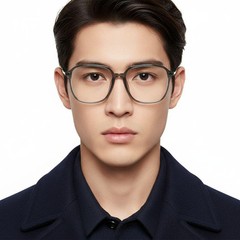 bs0218-0280_green_rectangular_titanium_glasses_model