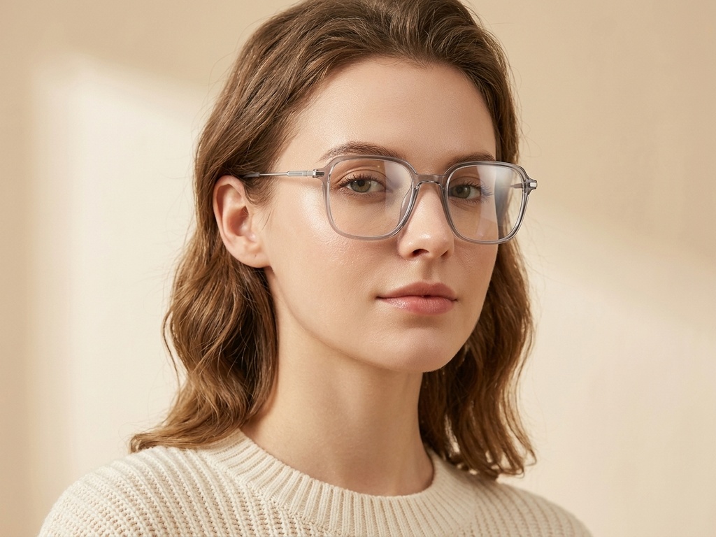 BS0218-0281_Grey_Rectangular_Titanium_Glasses_corner-tryon_female