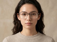 BS0218-0283_Green_Rectangular_Titanium_Glasses_corner-tryon_female