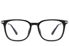 BS0218-0285_Black_Rectangular_Titanium_Glasses_corner-front