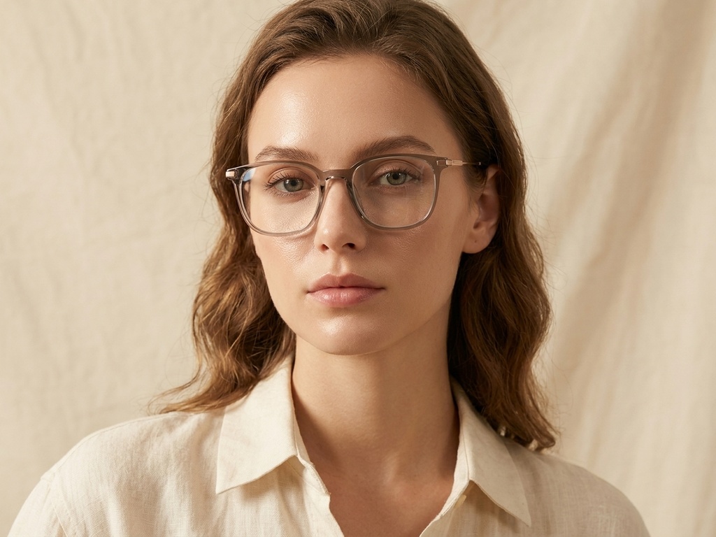 BS0218-0289_Brown_Rectangular_Titanium_Glasses_corner-tryon_female