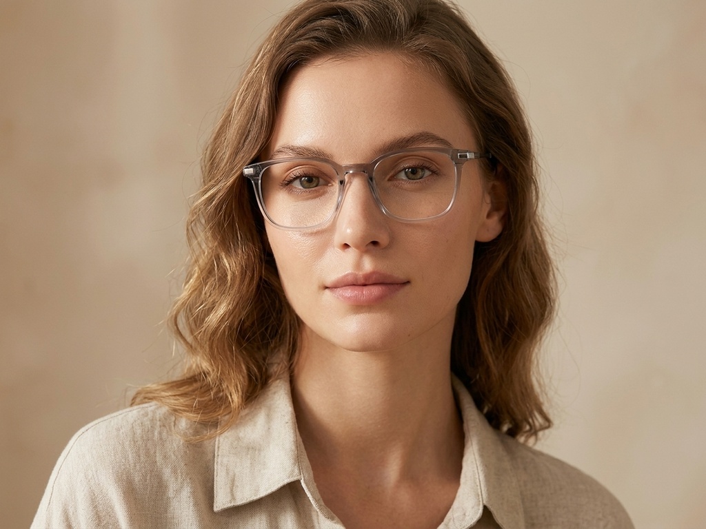 BS0218-0290_Grey_Rectangular_Titanium_Glasses_corner-tryon_female