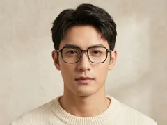 BS0218-0292_Black_Rectangular_Titanium_Glasses-tryon_male