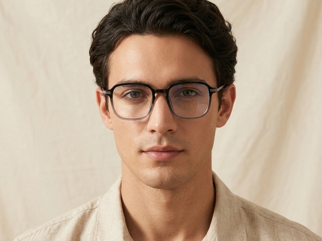 BS0218-0293_Black_Rectangular_Titanium_Glasses_corner-tryon_male