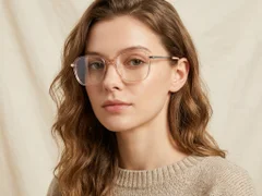 BS0218-0298_Pink_Rectangular_Titanium_Glasses_corner-tryon_female