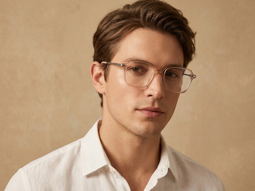 BS0218-0298_Pink_Rectangular_Titanium_Glasses_corner-tryon_male