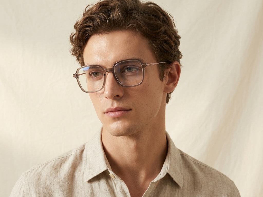 BS0218-0303_Brown_Rectangular_Titanium_Glasses-tryon_male