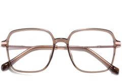 BS0218-0303_Brown_Rectangular_Titanium_Glasses_front