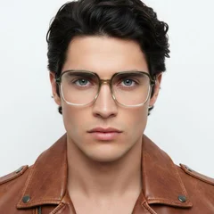 bs0218-0304_green_rectangular_titanium_glasses_model