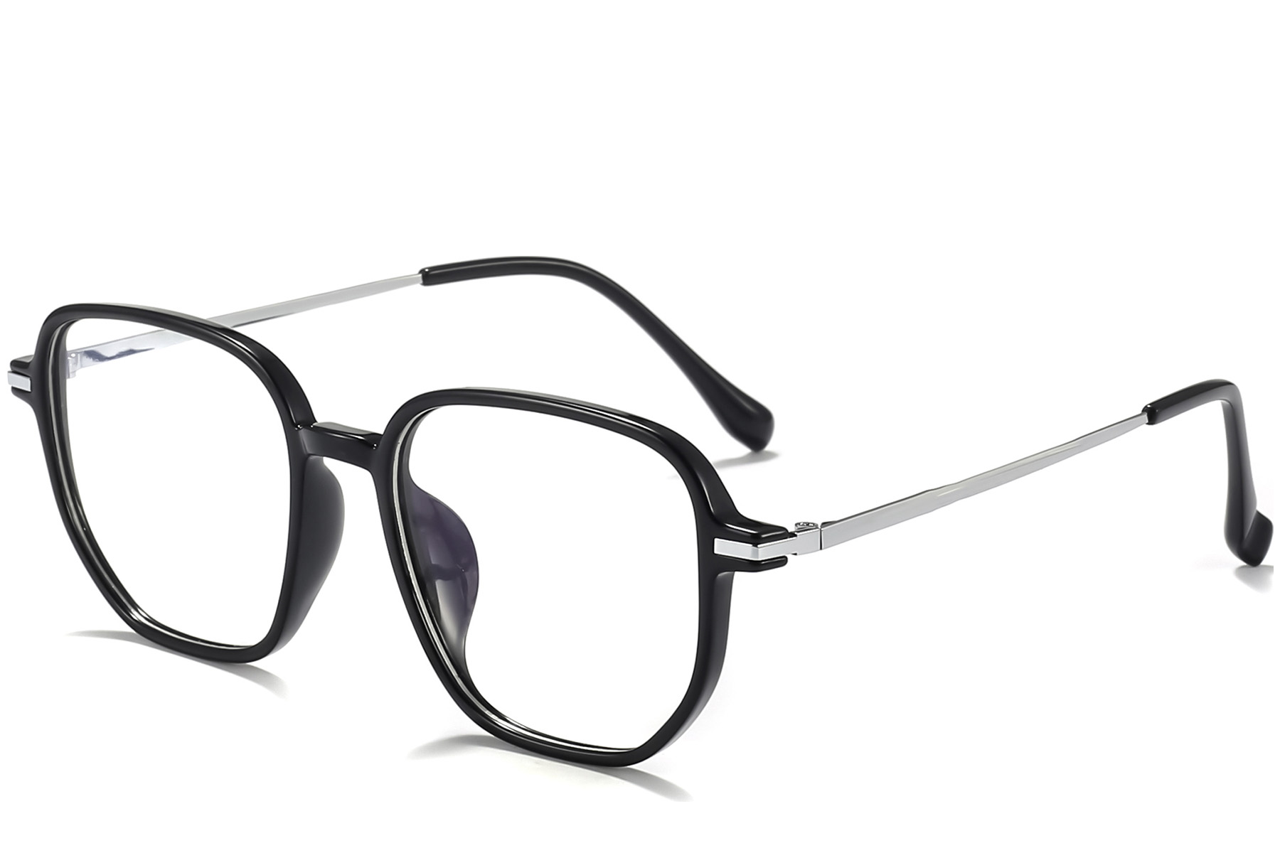 BS0218-0306_Black_Rectangular_Titanium_Glasses_corner