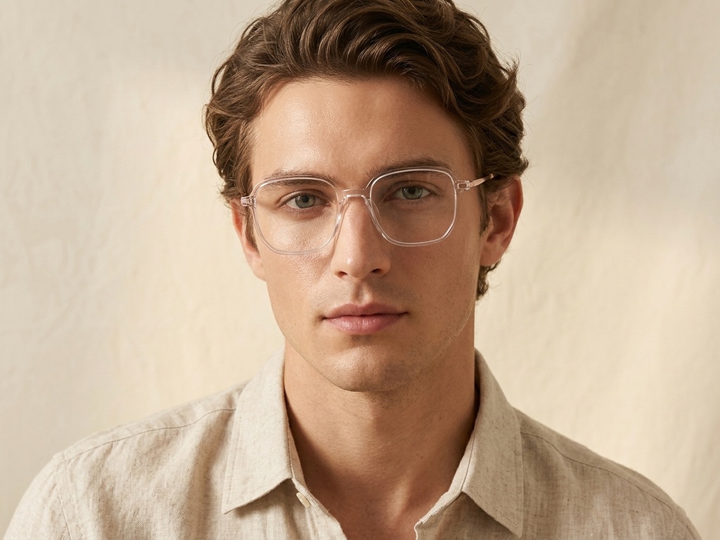 BS0218-0307_Pink_Rectangular_Titanium_Glasses_corner-tryon_male