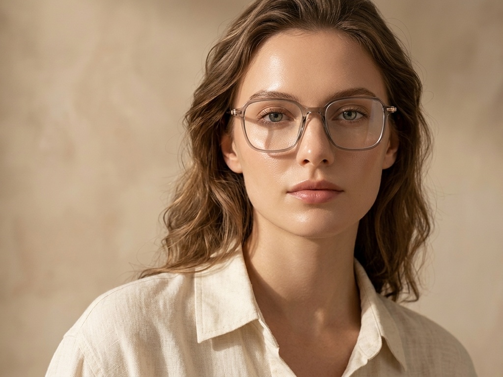 BS0218-0310_Brown_Rectangular_Titanium_Glasses_corner-tryon_female
