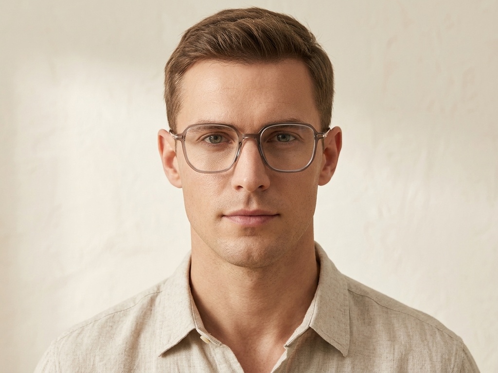 BS0218-0310_Brown_Rectangular_Titanium_Glasses_corner-tryon_male