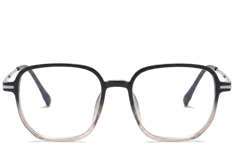 BS0218-0311_Black_Rectangular_Titanium_Glasses_corner-front