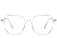 BS0218-0312_Transparent_Rectangular_Titanium_Glasses_corner-front