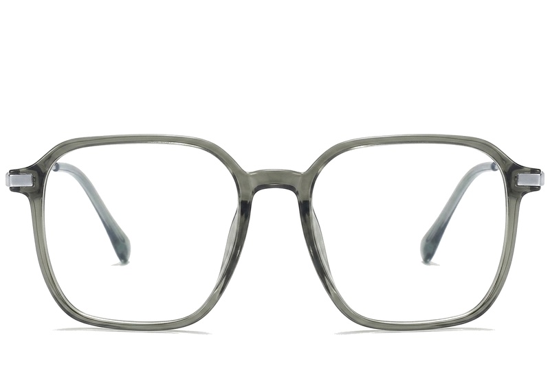 BS0218-0315_Green_Rectangular_Titanium_Glasses_corner-front