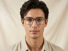 BS0218-0315_Green_Rectangular_Titanium_Glasses_corner-tryon_male