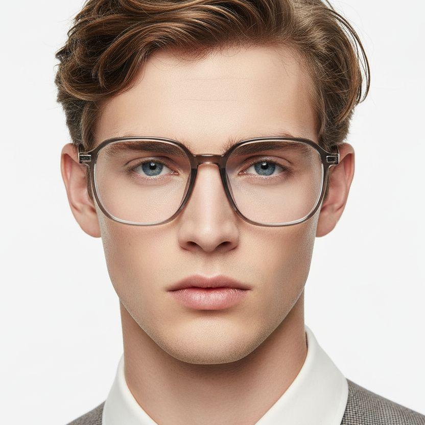 bs0218-0317_brown_rectangular_titanium_glasses_model