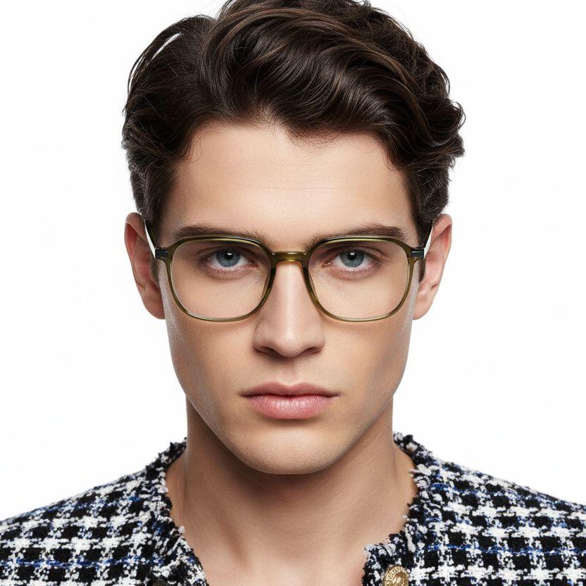 bs0218-0318_green_rectangular_titanium_glasses_model