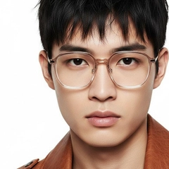 bs0218-0319_brown_rectangular_titanium_glasses_model