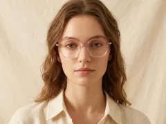 BS0218-0321_Pink_Geometric_Titanium_Glasses_corner-tryon_female