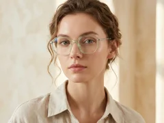 BS0218-0325_Green_Geometric_Titanium_Glasses_corner-tryon_female
