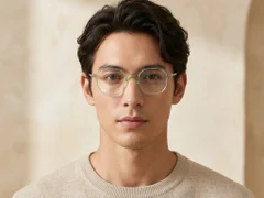 BS0218-0325_Green_Geometric_Titanium_Glasses_corner-tryon_male