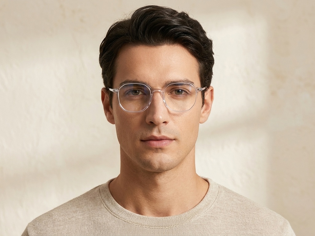 BS0218-0326_Blue_Geometric_Titanium_Glasses_corner-tryon_male
