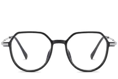BS0218-0327_Black_Oval_Titanium_Glasses_corner-front