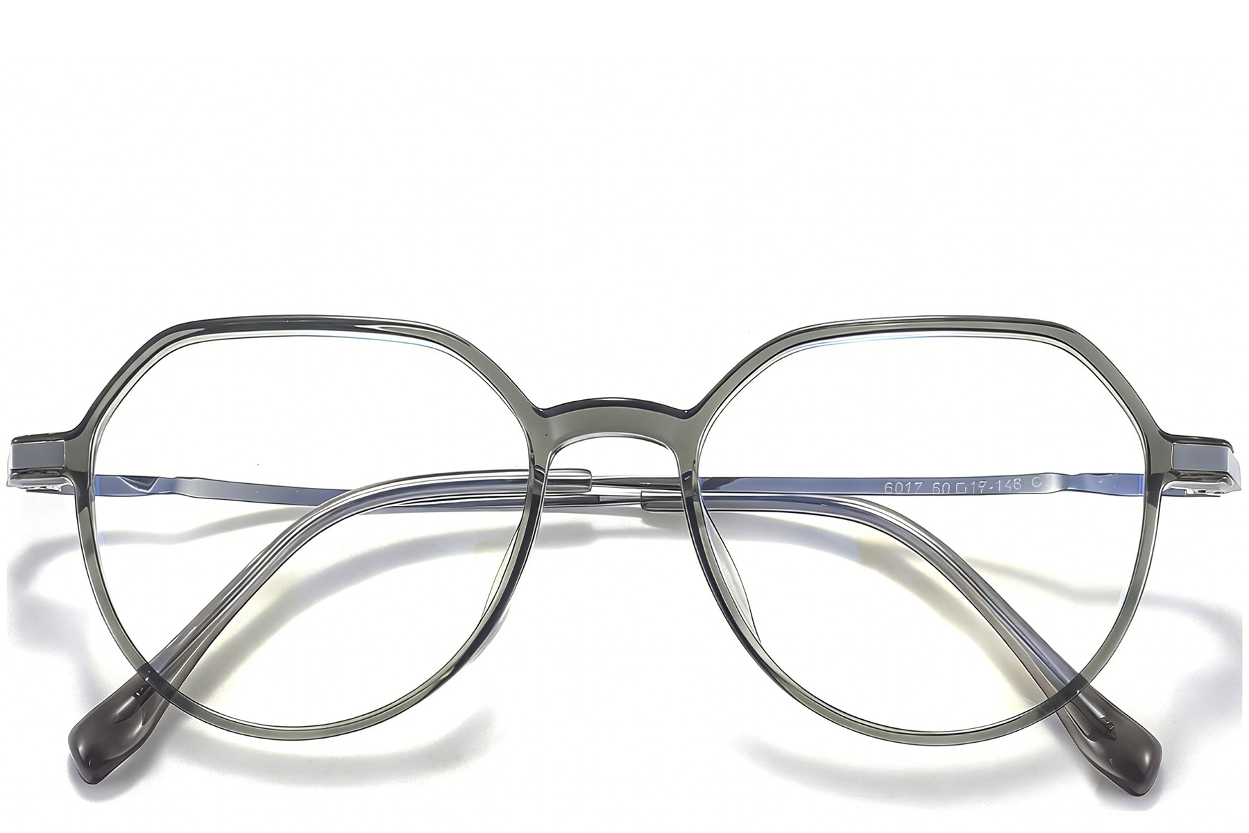 BS0218-0329_Green_Oval_Titanium_Glasses_front