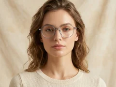 BS0218-0330_Grey_Oval_Titanium_Glasses_corner-tryon_female