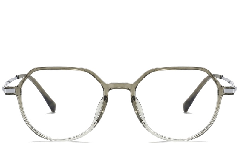 BS0218-0332_Green_Oval_Titanium_Glasses_corner-front