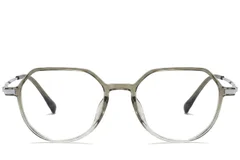 BS0218-0332_Green_Oval_Titanium_Glasses_corner-front