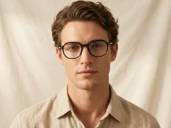 BS0218-0334_Black_Oval_Titanium_Glasses-tryon_male