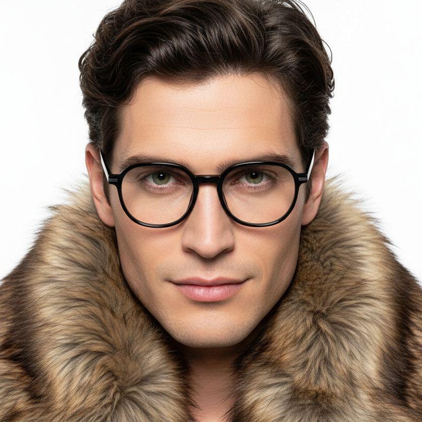 bs0218-0334_black_oval_titanium_glasses_model
