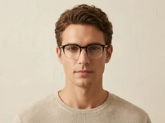 BS0218-0342_Black_Oval_Titanium_Glasses_corner-tryon_male