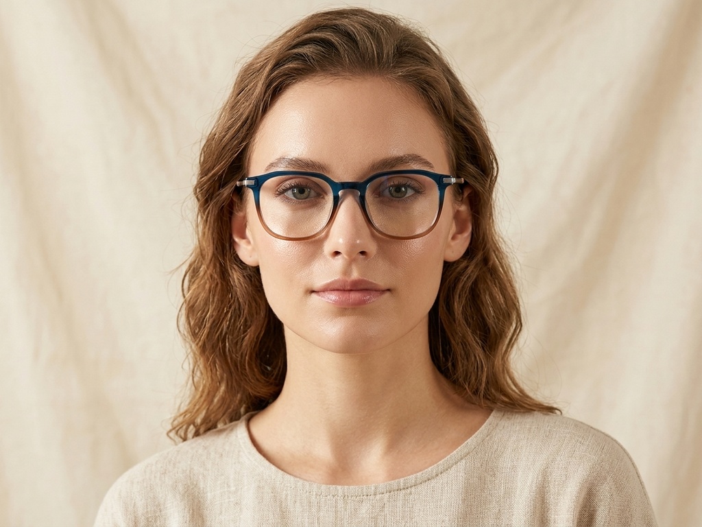 BS0218-0346_Blue_Oval_Titanium_Glasses_corner-tryon_female