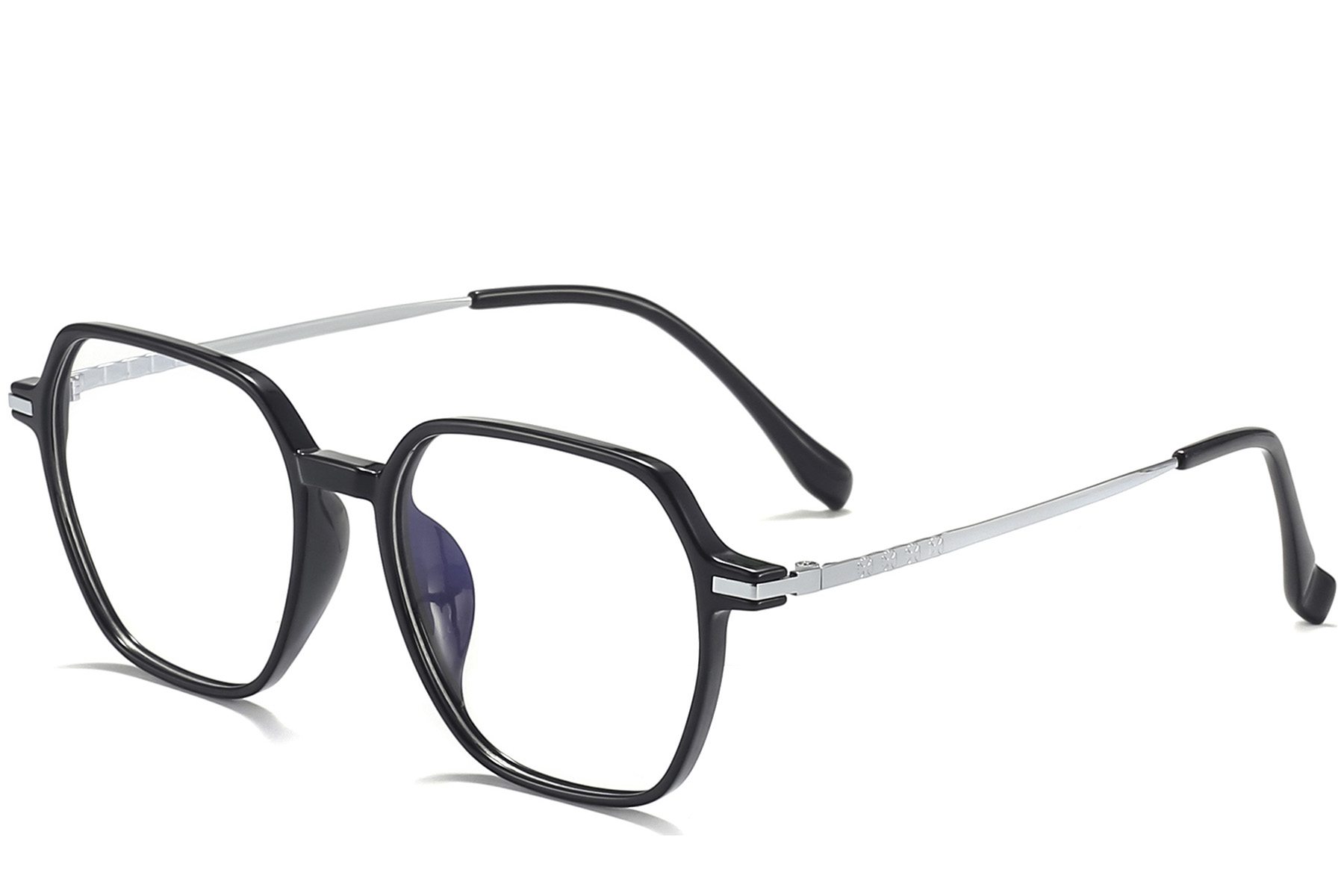 BS0218-0348_Black_Rectangular_Titanium_Glasses_corner