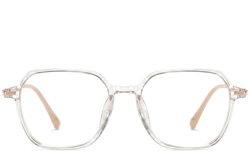 BS0218-0349_Brown_Rectangular_Titanium_Glasses_corner-front