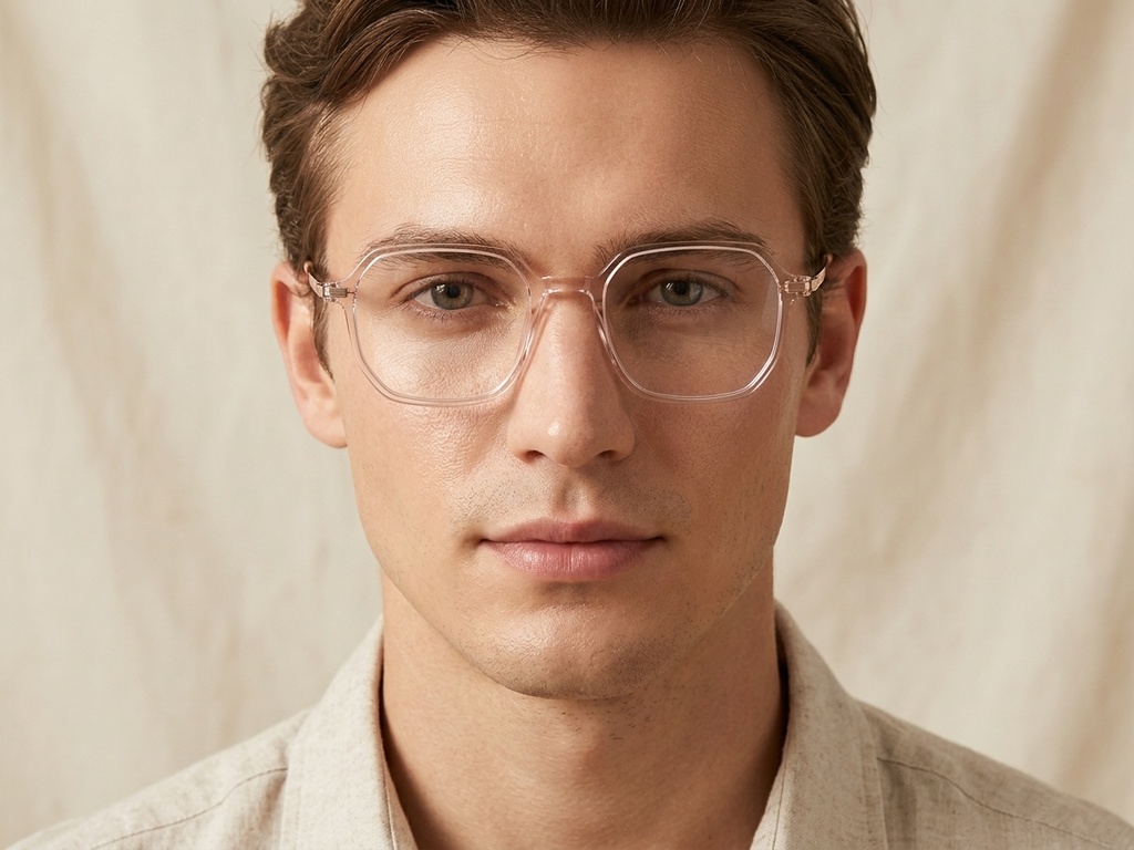 BS0218-0349_Brown_Rectangular_Titanium_Glasses_corner-tryon_male