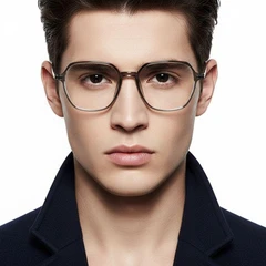 bs0218-0350_green_rectangular_titanium_glasses_model