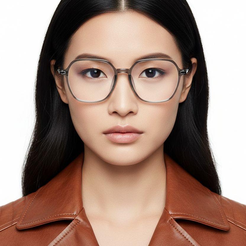 bs0218-0350_green_rectangular_titanium_glasses_model