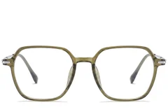 BS0218-0352_Green_Rectangular_Titanium_Glasses_corner-front