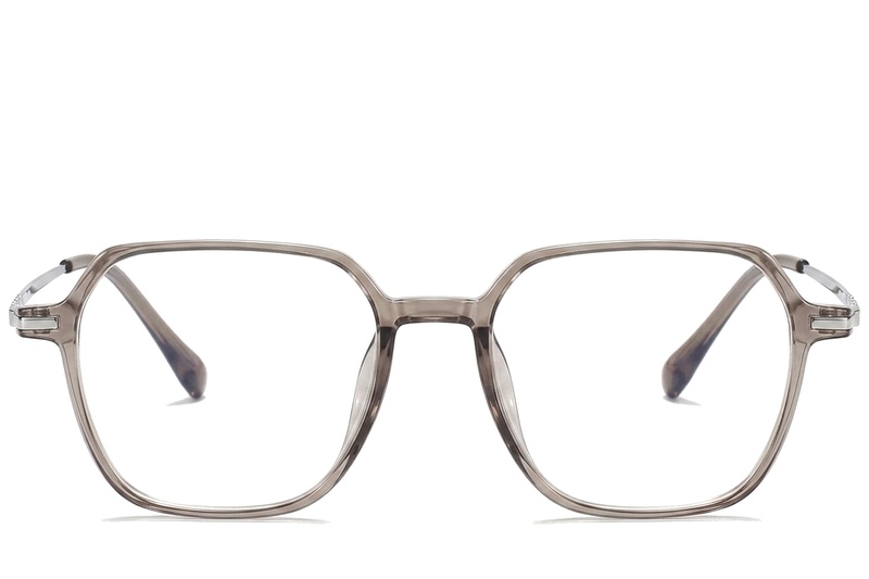 BS0218-0354_Brown_Rectangular_Titanium_Glasses_corner-front