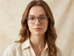 BS0218-0354_Brown_Rectangular_Titanium_Glasses_corner-tryon_female