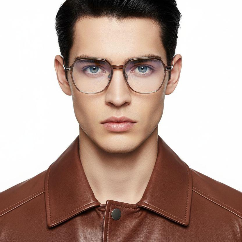 bs0218-0354_brown_rectangular_titanium_glasses_model