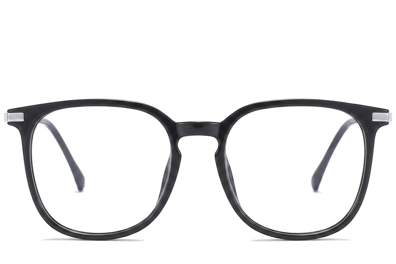 BS0218-0355_Black_Oval_Titanium_Glasses_corner-front