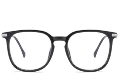 BS0218-0355_Black_Oval_Titanium_Glasses_corner-front